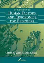 Introduction to human factors and ergonomcs for engineers