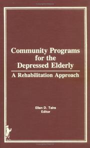 Community programs for the depressed elderly