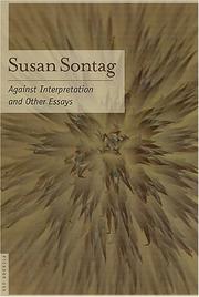 Against Interpretation