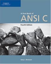 A First Book of ANSI C
