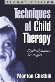 Techniques of child therapy