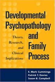 Developmental psychopathology and family process