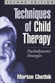 Techniques of Child Therapy