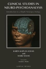 Clinical studies in neuro-psychoanalysis