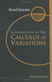 Introduction au calcul des variations