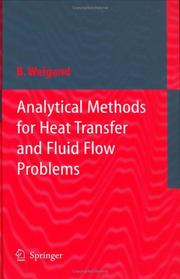 Analytical Methods for Heat Transfer and Fluid Flow Problems