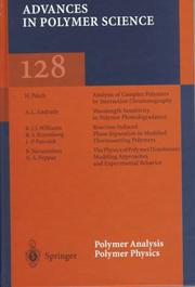Polymer analysis, polymer physics