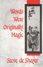 Words were originally magic