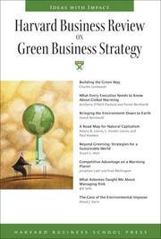 Harvard business review on green business strategy