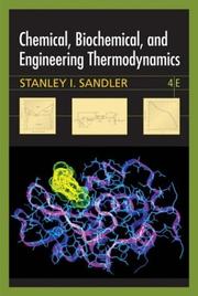 Chemical, biochemical, and engineering thermodynamics