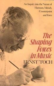 The shaping forces in music