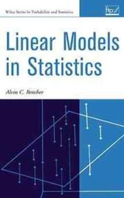 Linear models in statistics