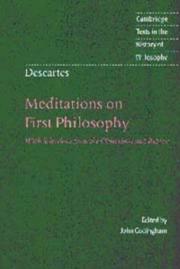 Meditationes de prima philosophia