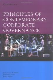 Principles of contemporary corporate governance