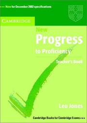 New Progress to Proficiency, Teacher's Book