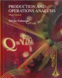 Production and operations analysis