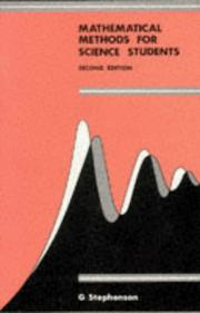 Mathematical methods for science students
