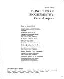 Principles of biochemistry, general aspects