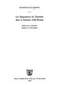 Les désignations du tisserand dans le domaine gallo-roman