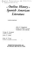 An outline history of Spanish American literature
