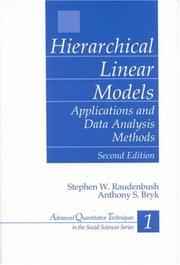Hierarchical linear models