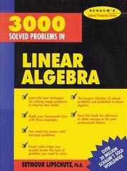 3000 solved problems in linear algebra