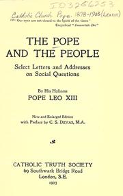 The Pope and the people