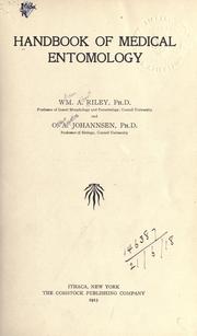 Handbook of medical entomology