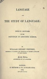 Language and the study of language