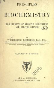 Principles of biochemistry