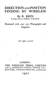 Direction and position finding by wireless