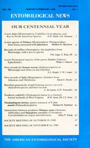 Entomological news