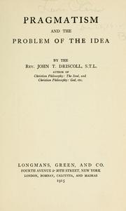 Pragmatism and the problem of the idea