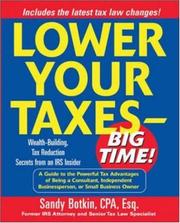 Lower your taxes-big time!