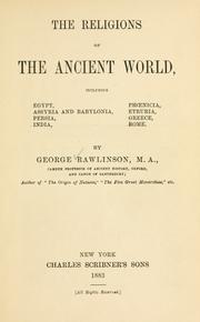 The religions of the ancient world