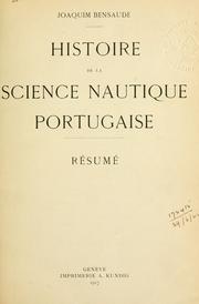Histoire de la science nautique portugaise