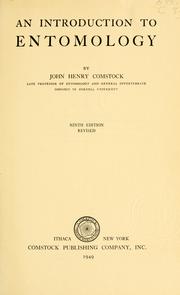 An introduction to entomology