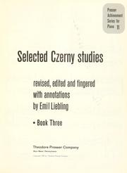 Selected Czerny studies
