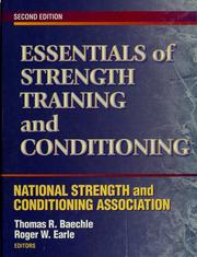 Essentials of strength training and conditioning