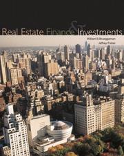 Real estate finance and investments