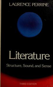 Literature--Structure, Sound, and Sense--Third Edition