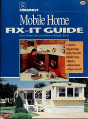 Foremost mobile home fix-it guide