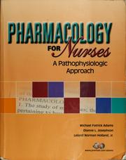 Pharmacology for nurses