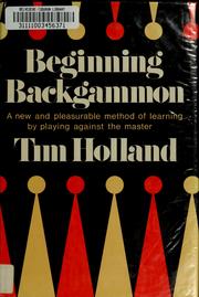 Beginning backgammon