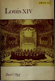 Louis Fourteenth of France (Opus Books)