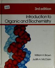 Introduction to organic and biochemistry