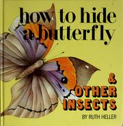 How to hide a butterfly & other insects