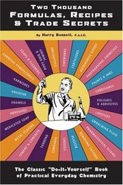 Two Thousand Formulas, Recipes & Trade Secrets
