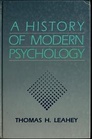 A history of modern psychology