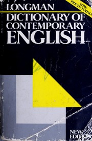 Longman dictionary of contemporary English